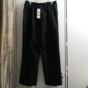Alfred Dunner Black Pants 16 Short